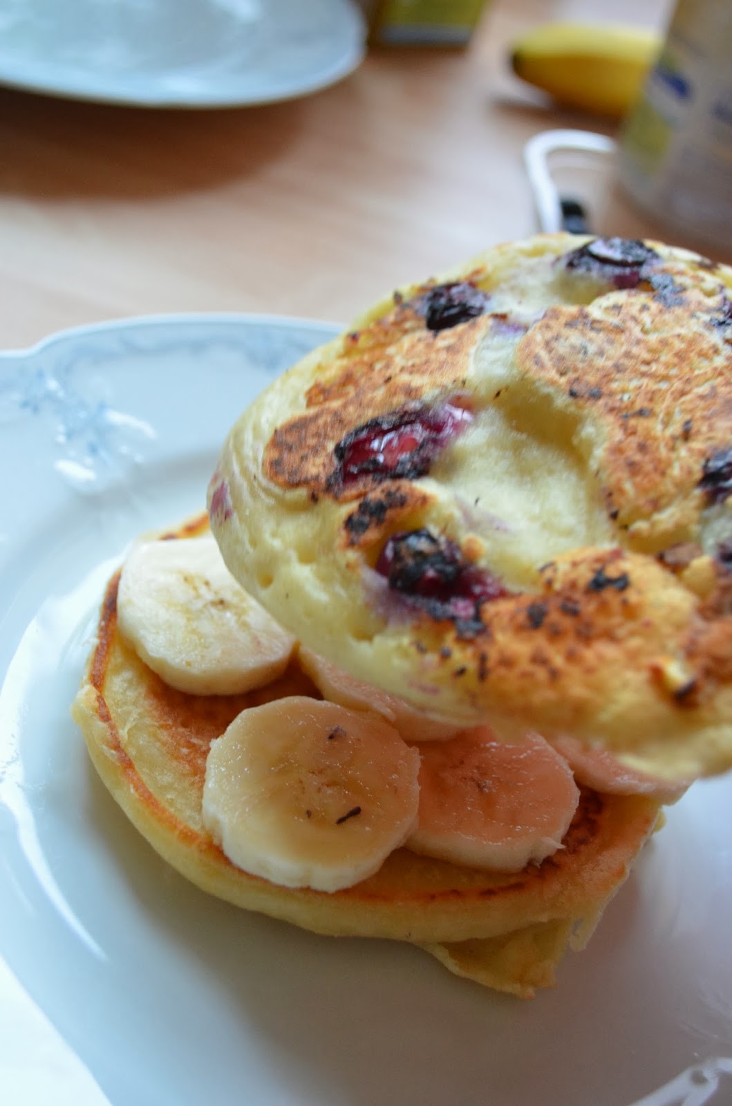 Vegan CooKing: Blaubeer-Bananen-Pancakes