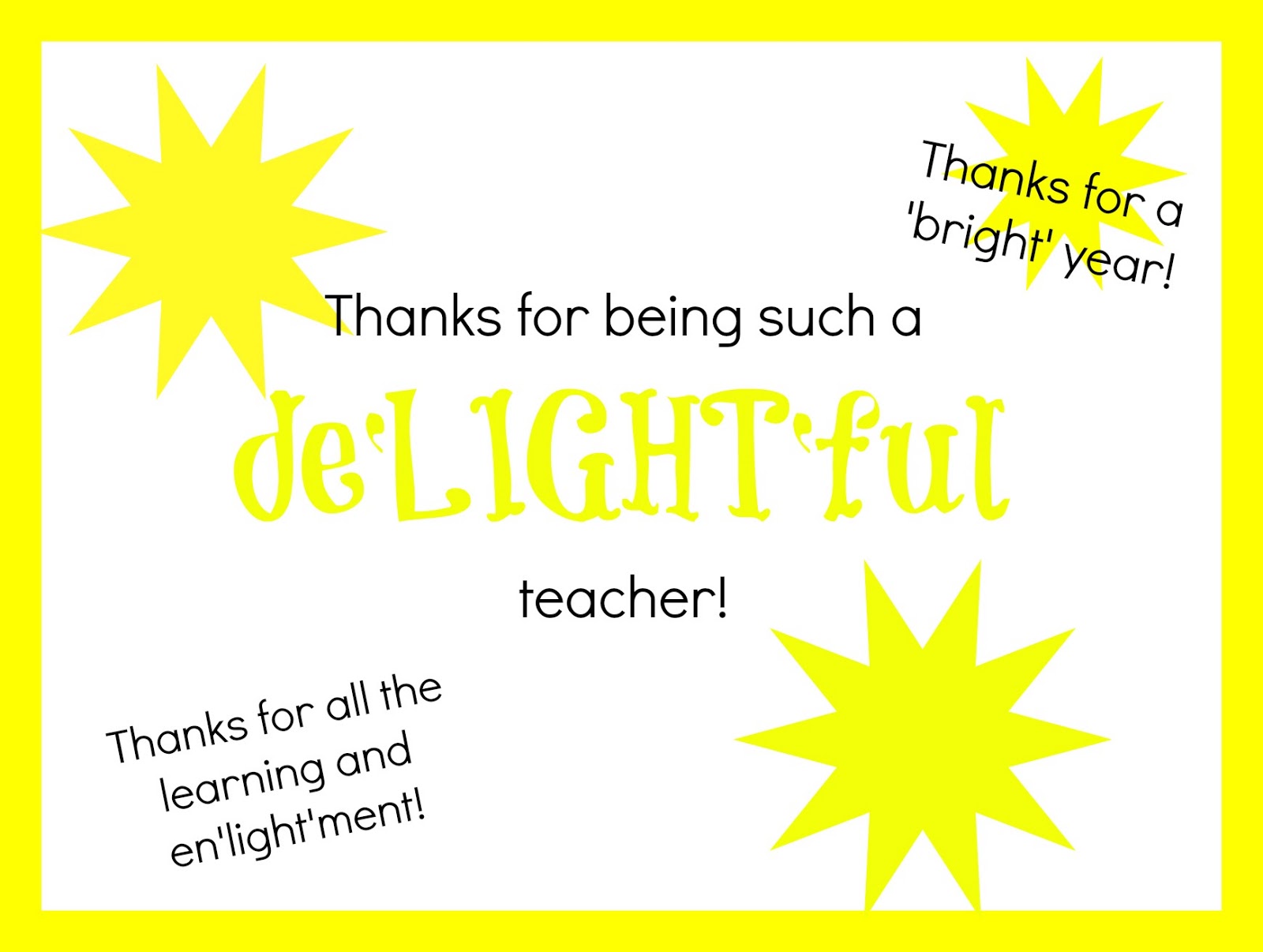 michelle paige blogs Teacher Appreciation De'light'ful Gift Bag