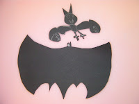 two halloween bats