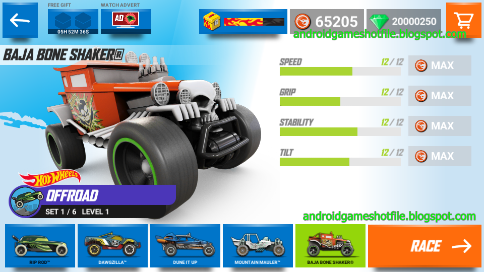 Hot Wheels Race Off v0.1.3899 Mod Apk [Unlimited Money/Diamonds
