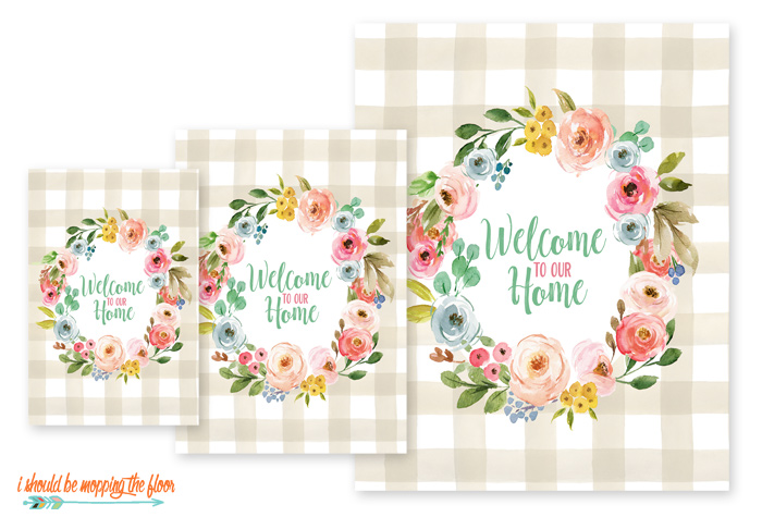 Welcome to Our Home Printables