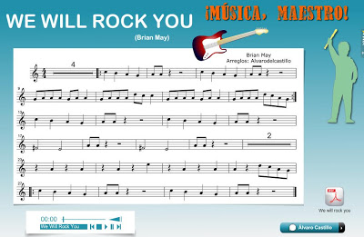 Resultado de imagen de we will rock you flauta wix