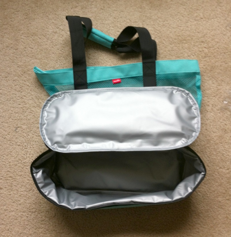 Pop Culture Shock Aruba Mesh Beach Tote Bag with Insulated Picnic