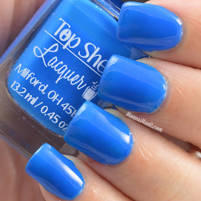 Top Shelf Lacquer  Electric Smurf Martini swatches