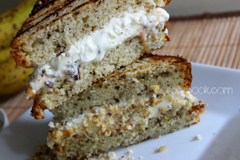 Comfy Cuisine Home Recipes from Family & Friends Grilled Banana Bread