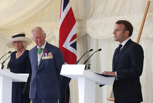The Prince of Wales and The Duchess of Cornwall have formally received French President Emmanuel Macron at Clarence House