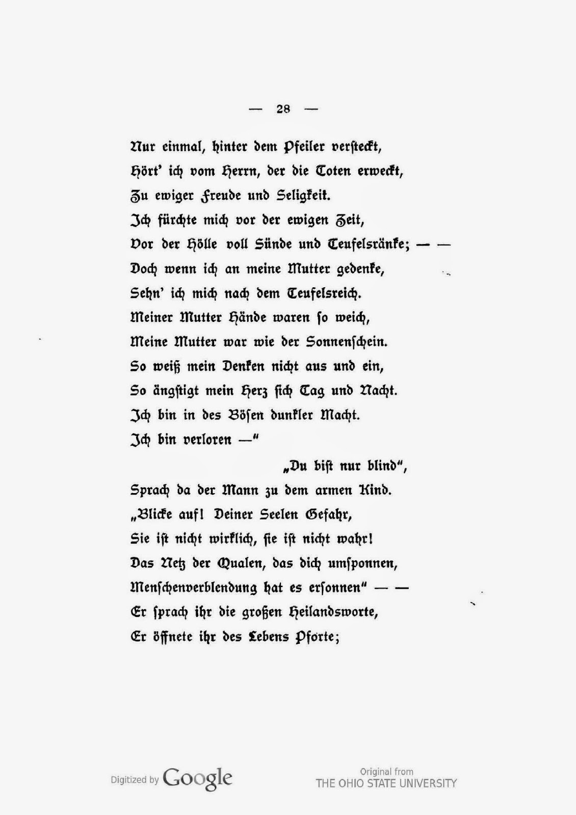 Epoesie Frida Schanz Das Hexenkind