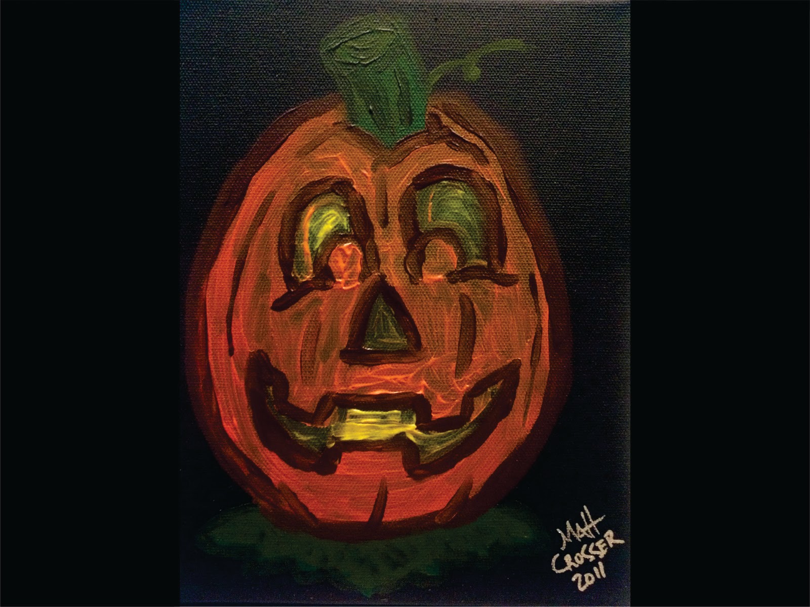 Matt's Sketch Pad October Monster Madness 2011 Day 26 Jack Painting