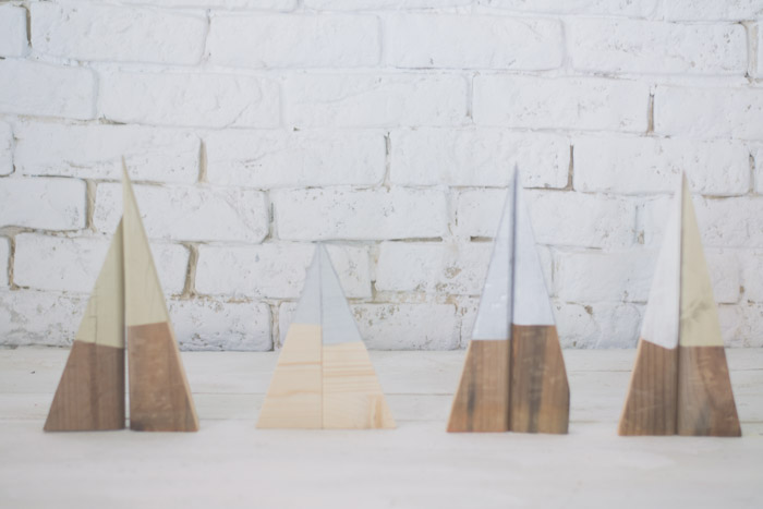 Árboles de madera diy