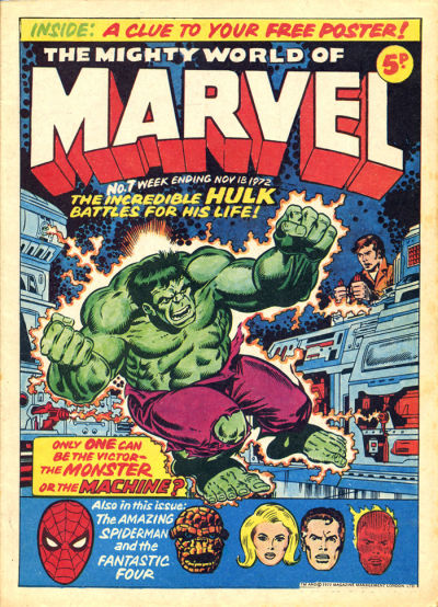 Mighty World of Marvel #7, Jim Starlin cover