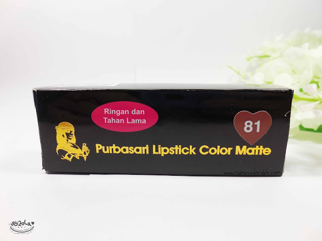 purbasari lipstick color matte