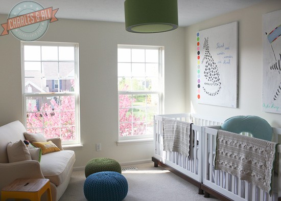 Quarto de gêmeos Ideias para quartos de bebês gêmeos