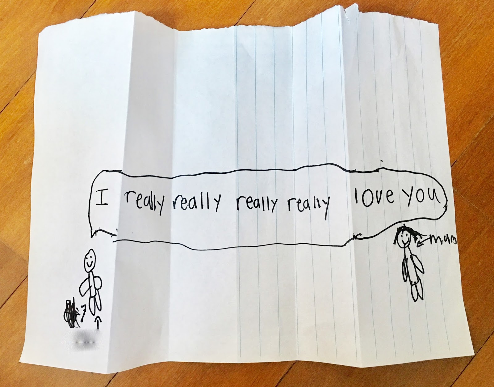 Kids Craft Folded Paper Drawings