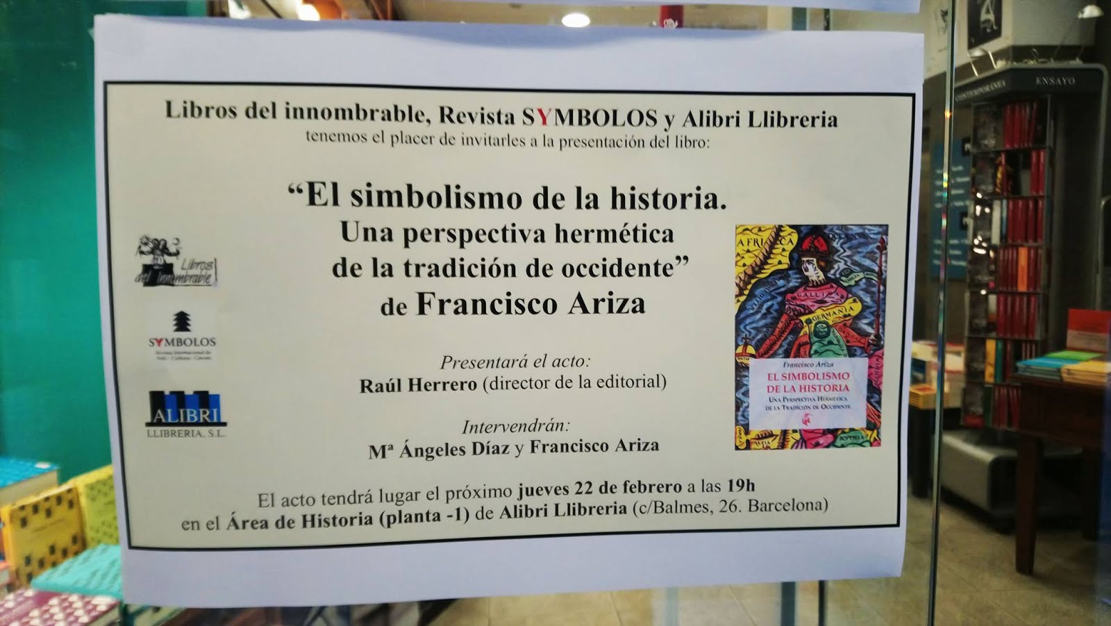 "Simbolismo de la Historia". Libro de Francisco Ariza