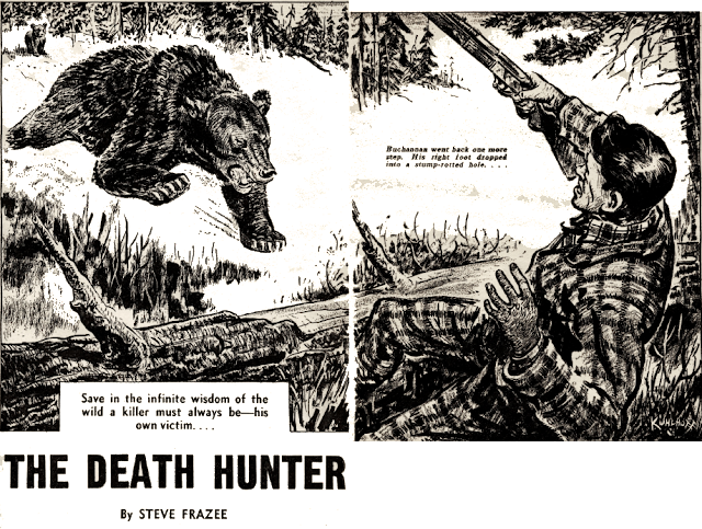 Illustration for The Death Hunter by Steve Frazee