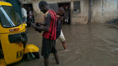 1a3 Photos:: Floods takes over some roads in Kano