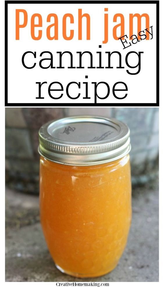 Peach Jam With Liquid Pectin