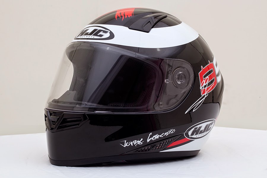Helm HJC 99 Lorenzo juga dijual untuk umum . . .