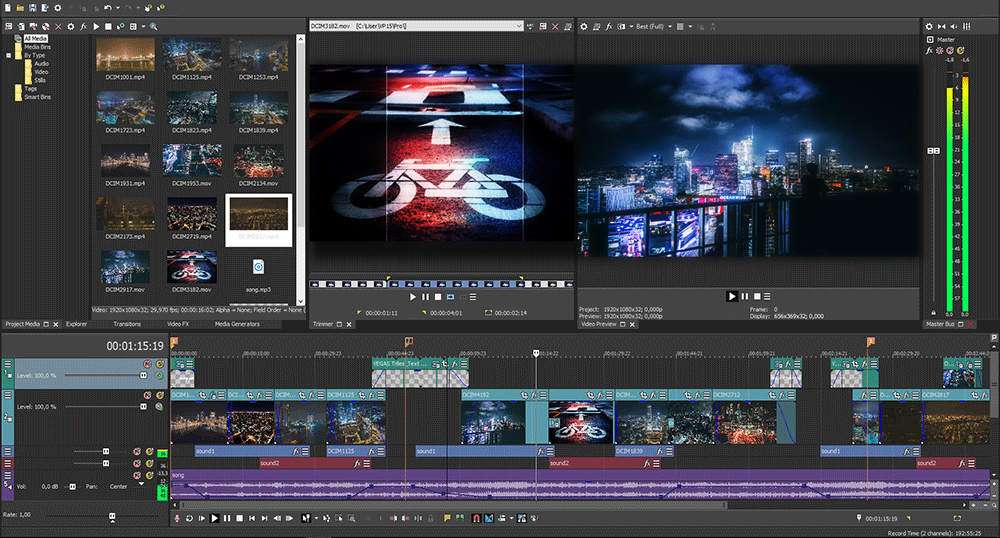 Visão Computer Sony Vegas Editor de Vídeo Com Praticidade.