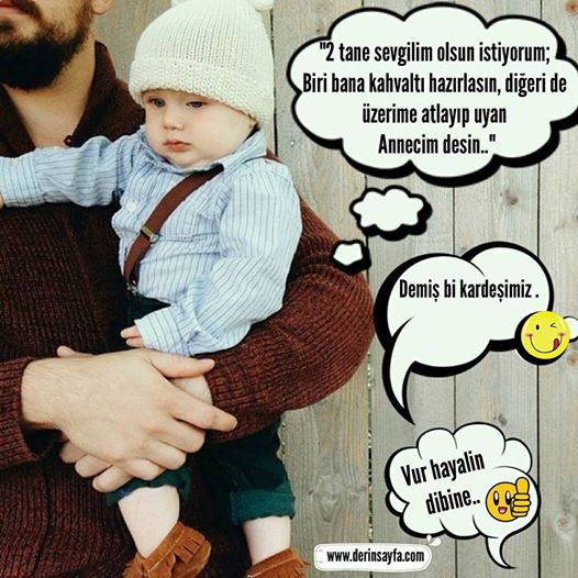 "2 tane sevgilim olsun istiyorum; Biri bana kahvaltı hazırlasın, diğeri