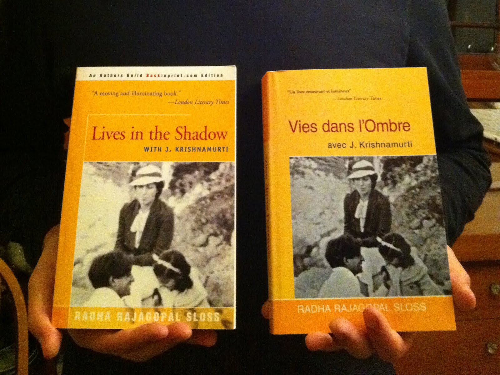 Vies dans l’Ombre avec J. Krishnamurti