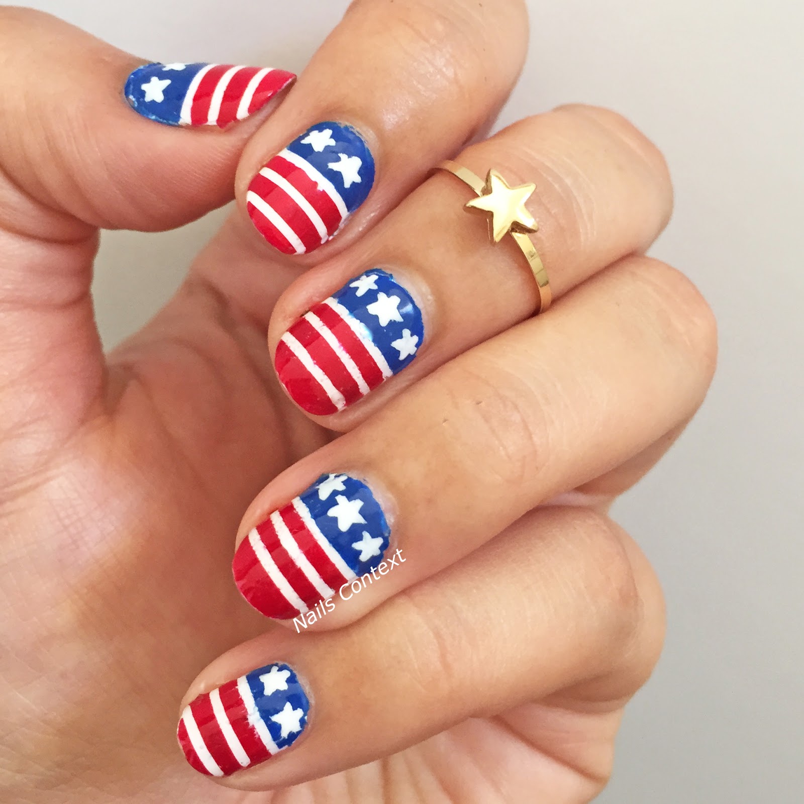 Nails Context: 4th of July Nails