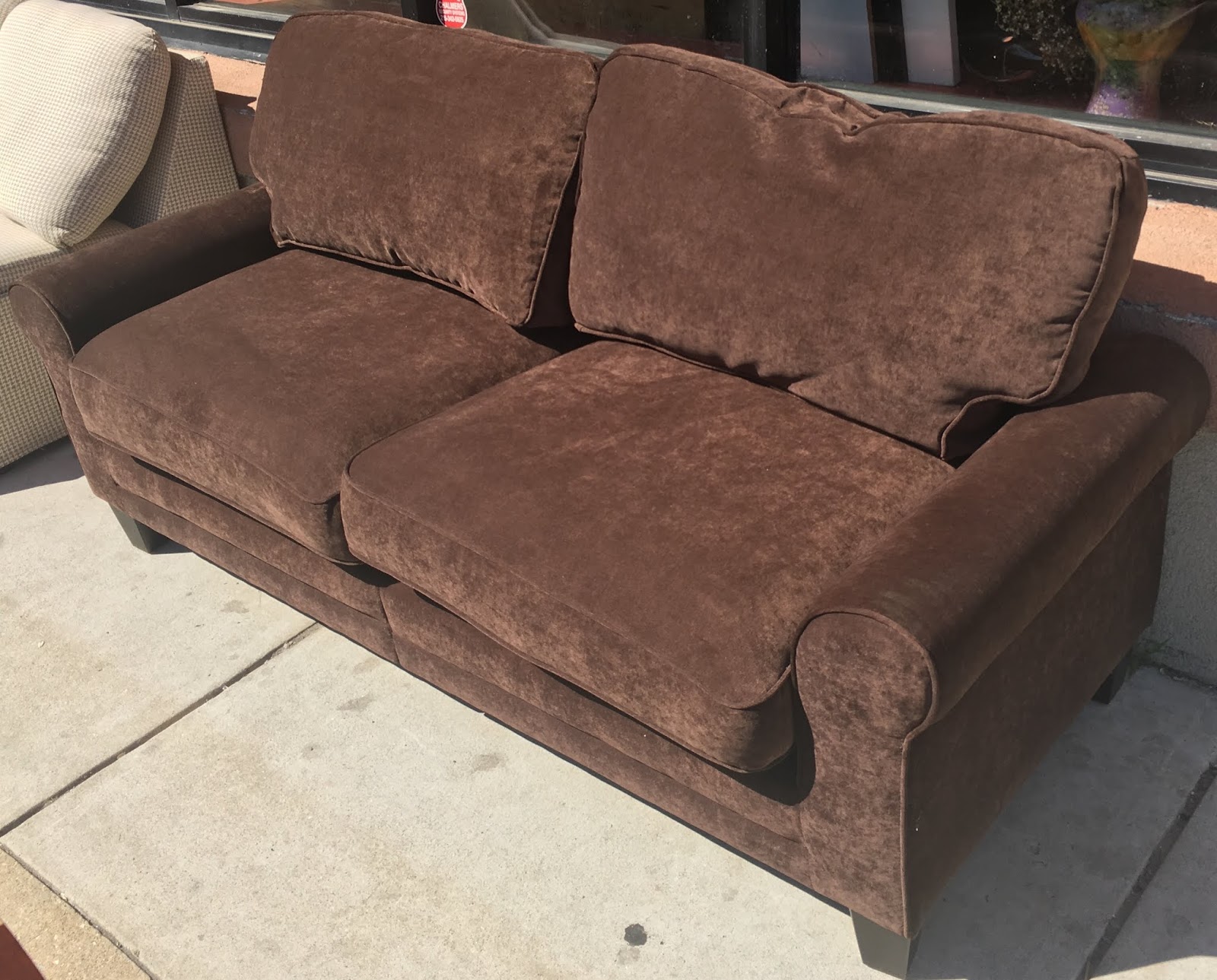 Uhuru Furniture & Collectibles Sofa that can be taken apart 175 SOLD