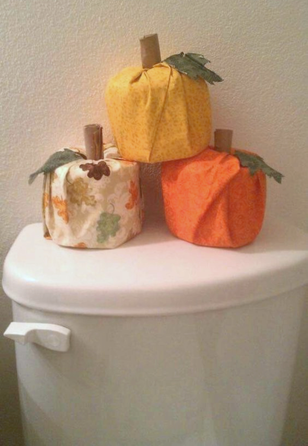 Toilet Paper Pumpkins