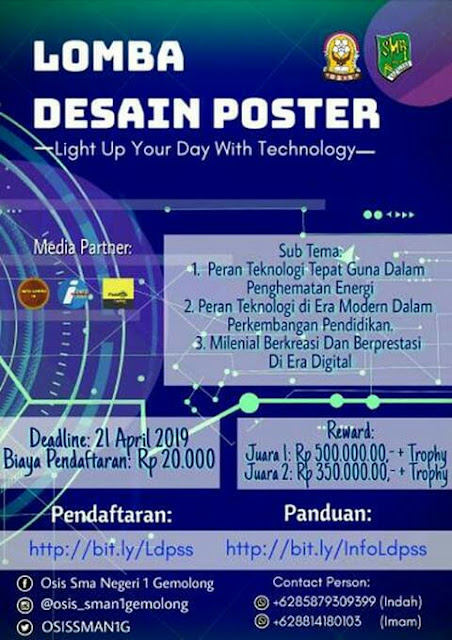 Contoh Poster Digital Semua Tentang Informasi Poster