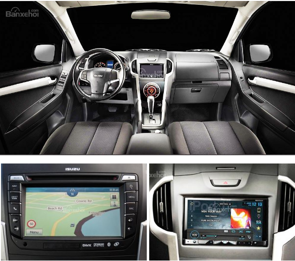 xe Isuzu D-MAX 3.0 có tính năng giải trí và nhiều tiện nghi phong phú hơn so với Toyota Hilux 2016 xe Isuzu D-MAX 3.0 có tính năng giải trí và nhiều tiện nghi phong phú hơn so với Toyota Hilux 2016