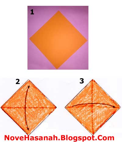 Origami Serigala untuk  Anak  SD 