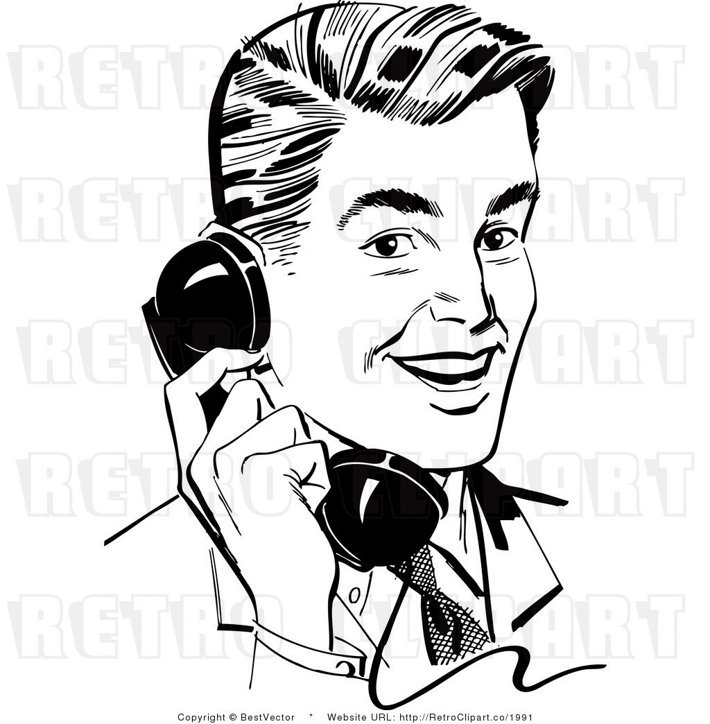 clipart person on phone - photo #44