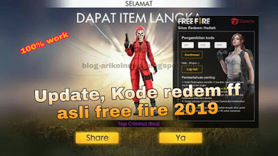 Kumpulan Kode Redeem Free Fire 2019 Terbaru Kumpulan Kode Redeem Free Fire 2019 Terbaru