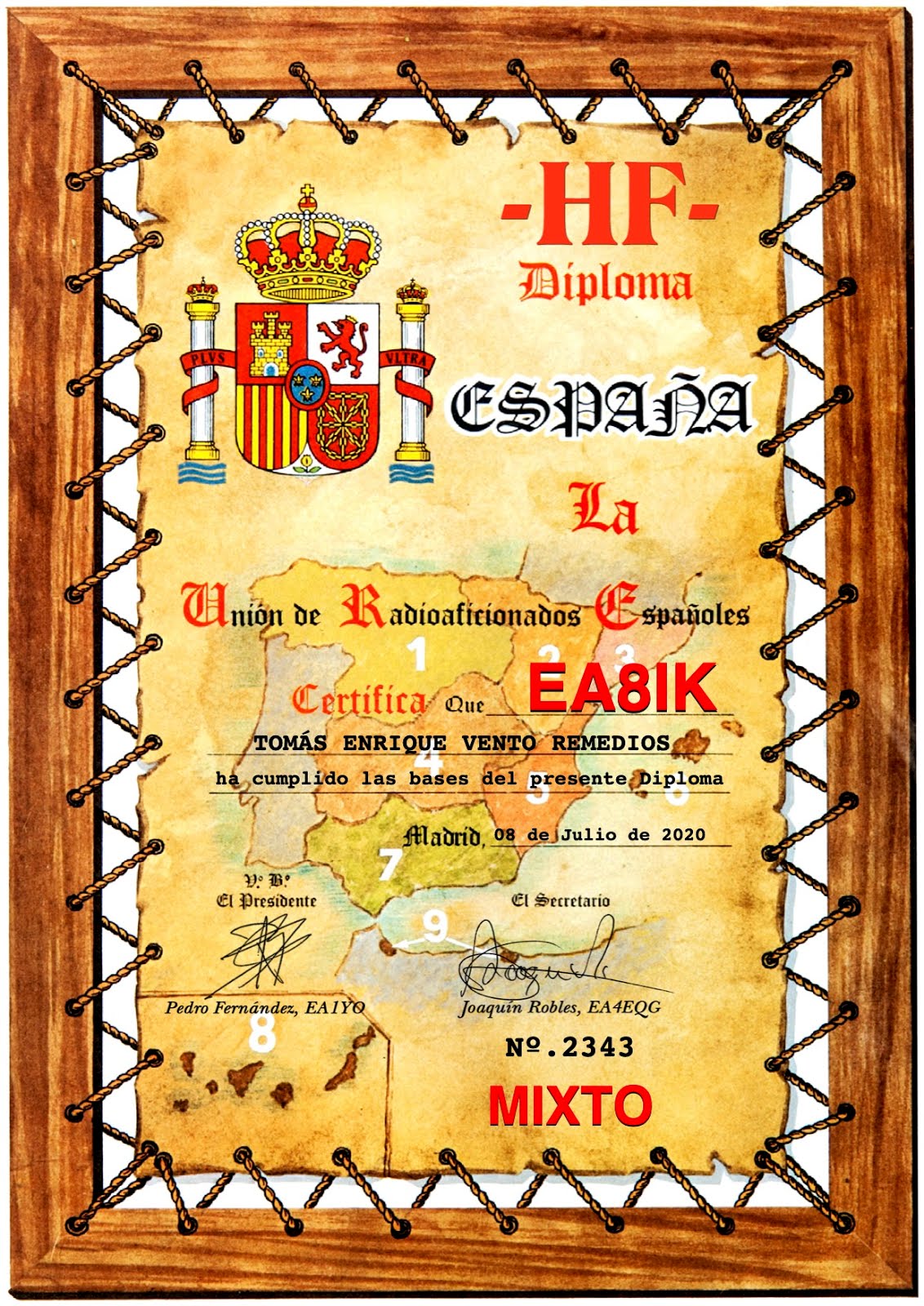 Diploma España -HF-