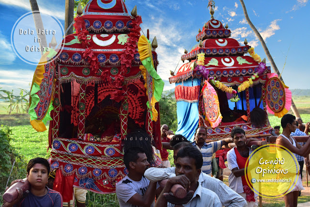 "Bije Pratima" or idol of Sri Krishna taken for rounds in palanquins ("Vimaana") "Bije Pratima" or idol of Sri Krishna taken for rounds in palanquins ("Vimaana")