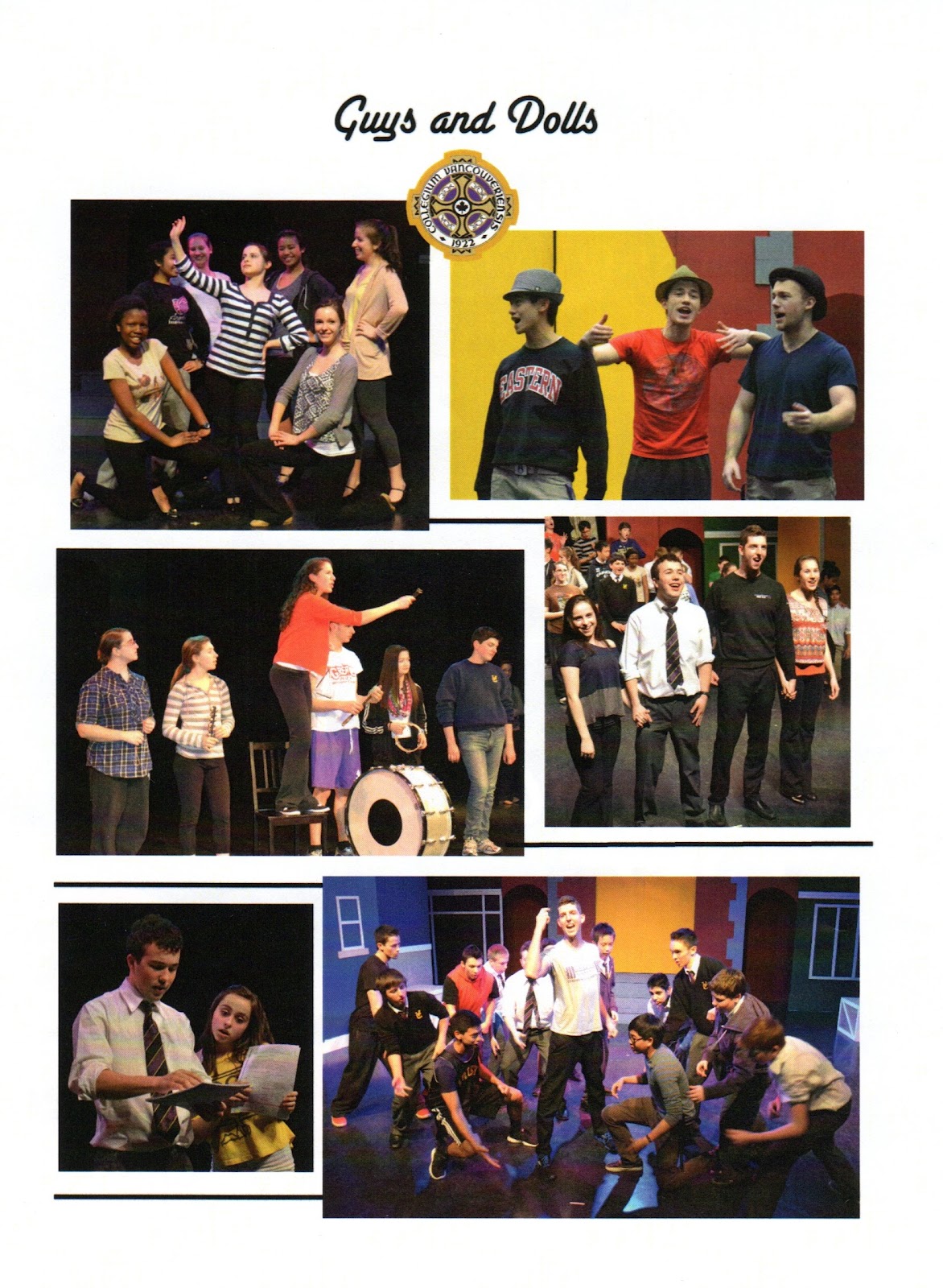 Donna's Report "Guys & Dolls" at Vancouver College