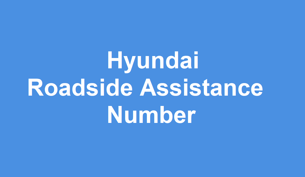 Hyundai Roadside Assistance Number 2021