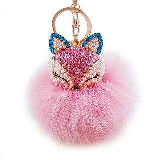 Plush Cute Pearl Rhinestone Fur for girls Plush Cute Pearl Rhinestone Fur for girls