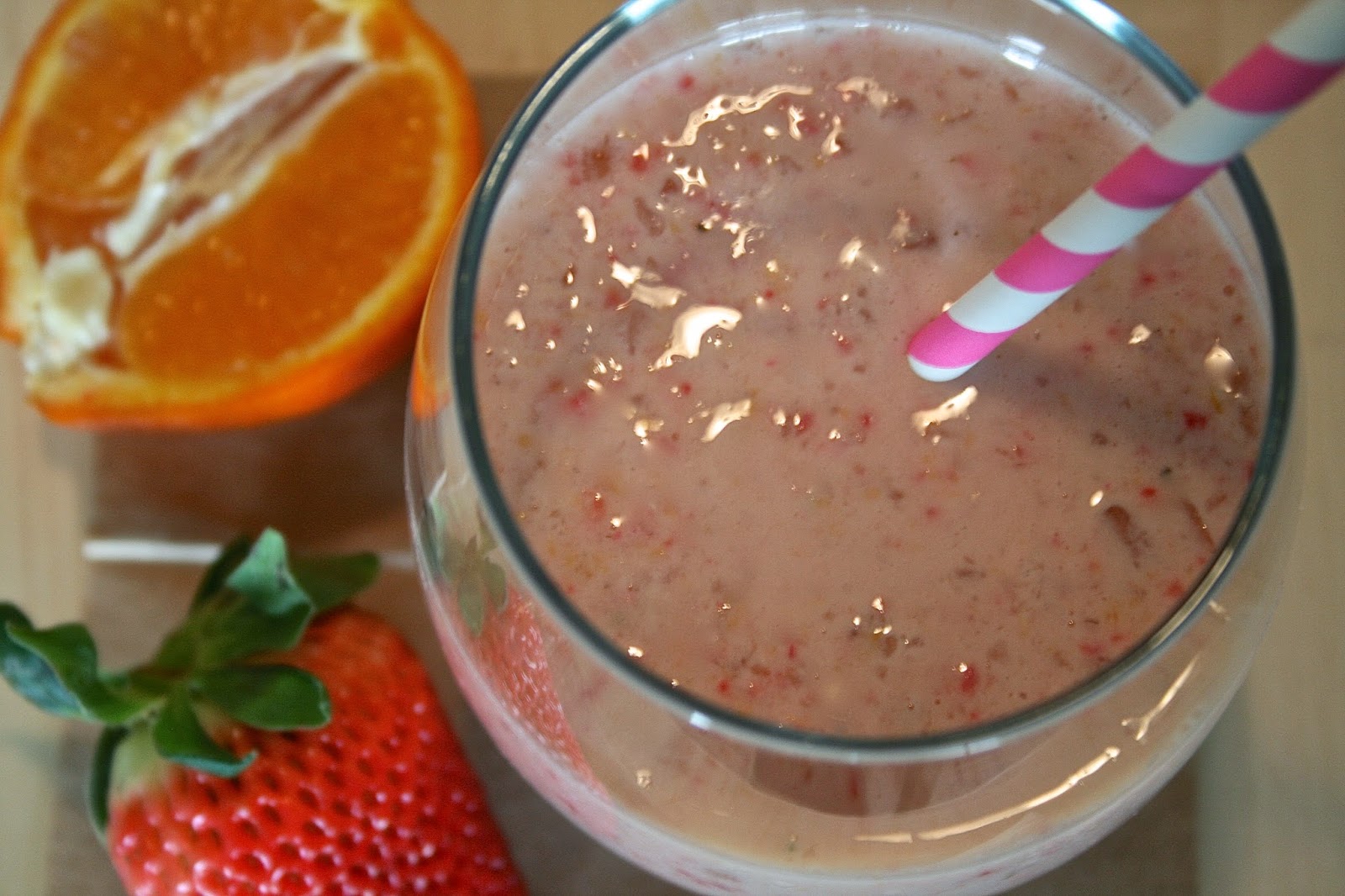 Oregon Transplant Strawberry Orange Smoothies
