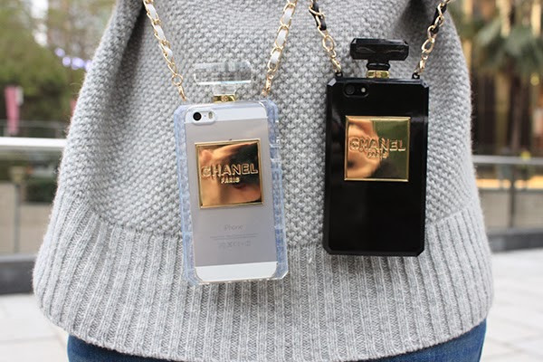 Daily Celebrity Style Chanel Inspired Perfume Bottle Style Iphone Phone Case