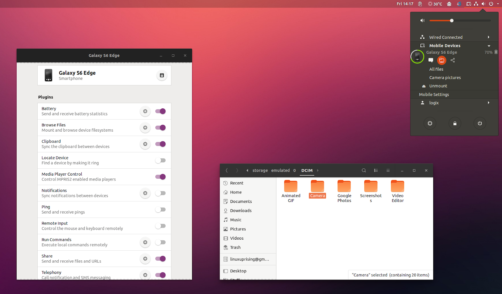 Gnome Shell Android Integration Extension GSConnect V12 Released