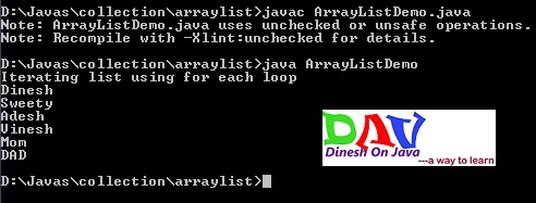ArrayList Collection