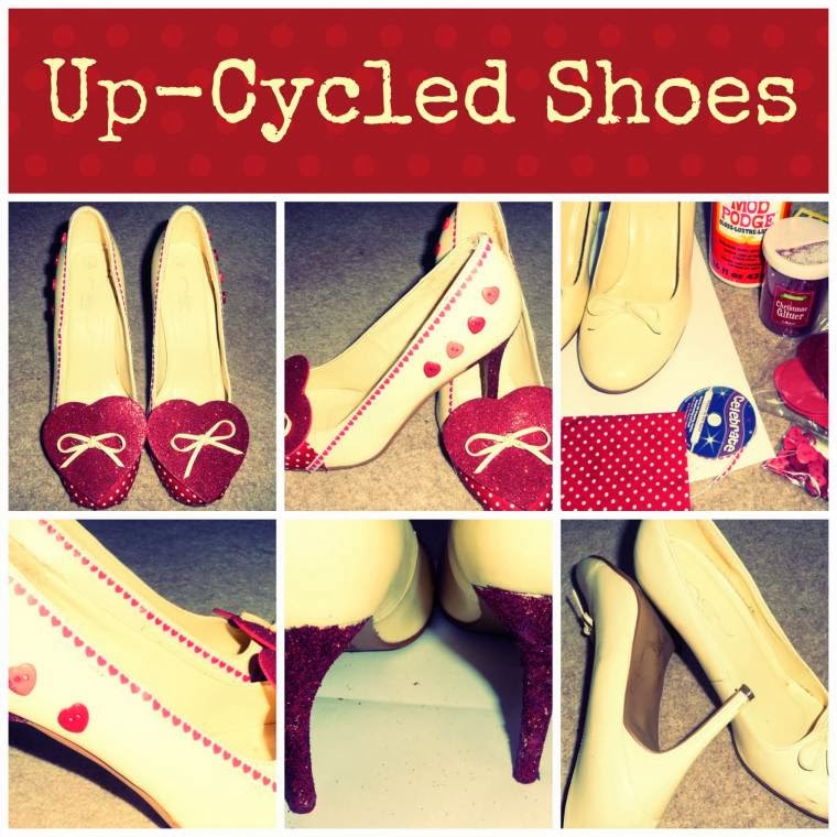 Up-Cycled Valentine Shoes: How You Can Make Some Too
