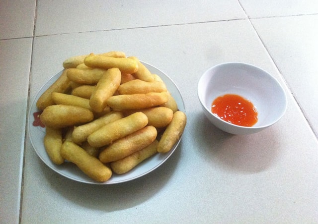 Hướng dẫn làm món bánh khoai lang hình kén không kén khách Hướng dẫn làm món bánh khoai lang hình kén không kén khách