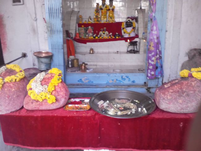 View Of Floating Stones Inside Temple