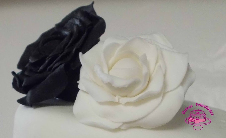 Rosas de fondant