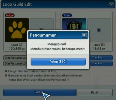 Cara Menggunakan Guildmark Changer LostSaga Indonesia