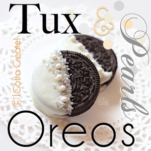 Fantastic idea with #Oreos for a #wedding or #blacktie party. |  #tutorial at I Gotta Create!