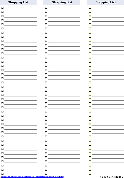 Printable Blank Numbered List 1 100