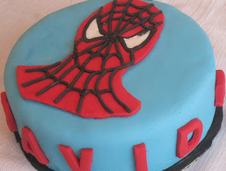 Tarta fondant_Cumpleaños_Niños_Spiderman_Tarta infantil